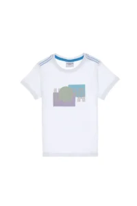 US Polo Assn. Boys' WHITE Crew Neck T-Shirt - Image 2