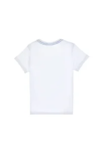 US Polo Assn. Boys' WHITE Crew Neck T-Shirt - Image 3