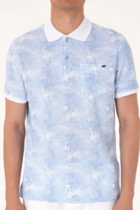 US Polo Assn. Men Regular Fit Polo Shirt Collar Light BLUE T-Shirt - Image 6