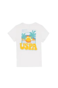 US Polo Assn. Boys' WHITE T-Shirt - Image 3