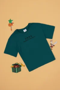 US Polo Assn. Boys' dark Green comfort Basic Crew Neck T-Shirt - Image 4