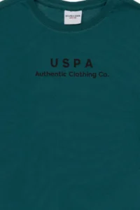 US Polo Assn. Boys' dark Green comfort Basic Crew Neck T-Shirt - Image 7