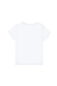 US Polo Assn. Boys' WHITE Basic Crew Neck T-Shirt - Image 3