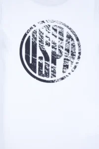 US Polo Assn. Boys' WHITE Basic Crew Neck T-Shirt - Image 4