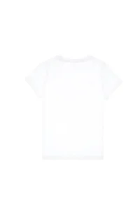 US Polo Assn. Boys' WHITE Crew Neck T-Shirt - Image 3