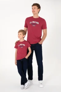 US Polo Assn. Boys' Cherry Crew Neck T-Shirt - Image 2