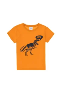US Polo Assn. Boys' Orange Crew Neck T-Shirt