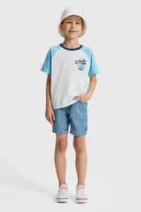 US Polo Assn. Boys' Water Green Crew Neck T-Shirt - Image 4