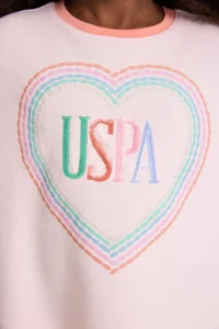 US Polo Assn. Girls' Light PINK T-Shirt - Image 6