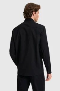 US Polo Assn. Men linen blended Black Long Sleeve Basic Shirt - Image 5