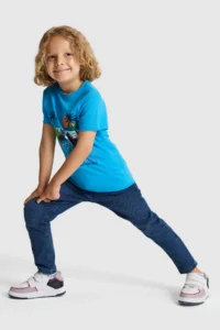 US Polo Assn. Boys' BLUE Crew Neck T-Shirt - Image 4