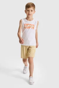US Polo Assn. Boys' WHITE Crew Neck T-Shirt - Image 4