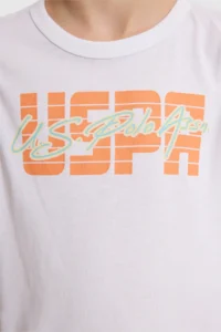US Polo Assn. Boys' WHITE Crew Neck T-Shirt - Image 6