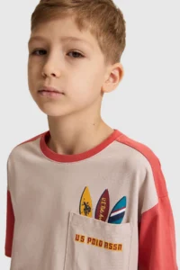 US Polo Assn. Boys' Stone Crew Neck T-Shirt - Image 2