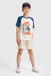 US Polo Assn. Boys' Light NAVY Crew Neck T-Shirt - Image 4