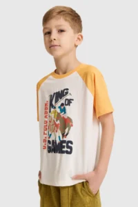 US Polo Assn. Boys' Mango Crew Neck T-Shirt - Image 3
