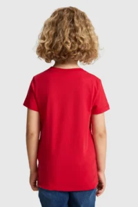US Polo Assn. Boys' Red Crew Neck Basic T-Shirt - Image 5