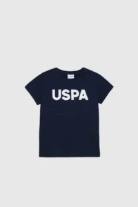 US Polo Assn. Boys' NAVY BLUE Crew Neck Basic T-Shirt