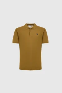 US Polo Assn. Men Green Regular Fit Polo Shirt Collar  Basic T-Shirt - Image 7