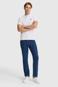 US Polo Assn. Men WHITE Basic T-Shirt - Image 5