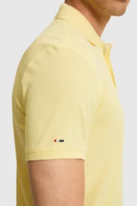 US Polo Assn. Men slim Fit Polo Shirt Collar Light YELLOW Basic T-Shirt - Image 7