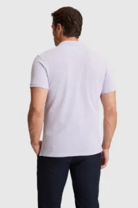 US Polo Assn. Men Lilac slim Fit Polo Shirt Collar Basic T-Shirt - Image 5