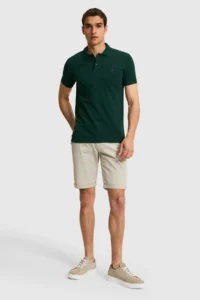 US Polo Assn. Men slim Fit Polo Shirt Collar dark Green Basic T-Shirt - Image 4