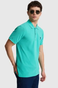 US Polo Assn. Men MINT slim Fit Polo Shirt Collar Basic T-Shirt - Image 3