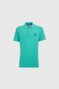 US Polo Assn. Men MINT slim Fit Polo Shirt Collar Basic T-Shirt - Image 7