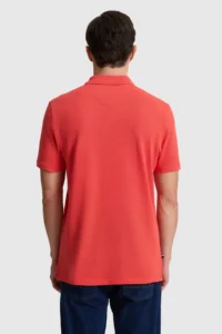 US Polo Assn. Men Regular Fit Polo Shirt Collar Red Basic T-Shirt - Image 5