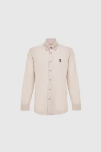 US Polo Assn. Men Stone Long Sleeve Basic Shirt - Image 7