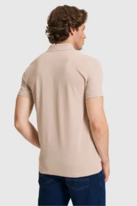 US Polo Assn. Men slim Fit Polo Shirt Collar Stone Basic T-Shirt - Image 5