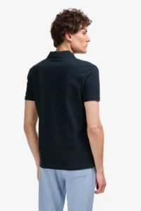 US Polo Assn. Men slim Fit Polo Shirt Collar Dark NAVY Basic T-Shirt - Image 5