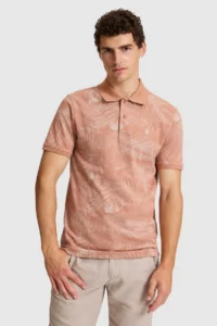 US Polo Assn. Men Powder PINK Regular Fit Polo Shirt Collar T-Shirt