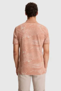 US Polo Assn. Men Powder PINK Regular Fit Polo Shirt Collar T-Shirt - Image 5