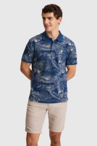 US Polo Assn. Men Light NAVY Regular Fit Polo Shirt Collar T-Shirt