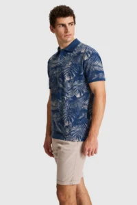 US Polo Assn. Men Light NAVY Regular Fit Polo Shirt Collar T-Shirt - Image 3