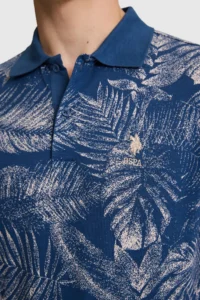 US Polo Assn. Men Light NAVY Regular Fit Polo Shirt Collar T-Shirt - Image 6