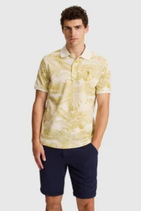 US Polo Assn. Men Green Regular Fit Polo Shirt Collar T-Shirt