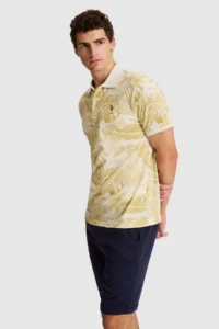 US Polo Assn. Men Green Regular Fit Polo Shirt Collar T-Shirt - Image 3