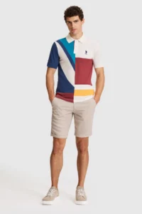 US Polo Assn. Men Cherry Regular Fit Polo Shirt Collar T-Shirt - Image 4