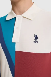 US Polo Assn. Men Cherry Regular Fit Polo Shirt Collar T-Shirt - Image 6