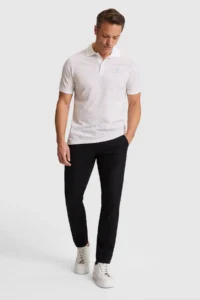 US Polo Assn. Men Light Gray Regular Fit Polo Shirt Collar T-Shirt - Image 4