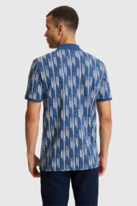 US Polo Assn. Men Light NAVY Regular Fit Polo Shirt Collar T-Shirt - Image 5
