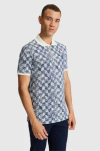 US Polo Assn. Men Light NAVY Regular Fit Polo Shirt Collar T-Shirt - Image 3