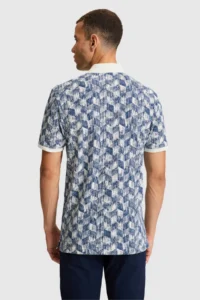 US Polo Assn. Men Light NAVY Regular Fit Polo Shirt Collar T-Shirt - Image 5