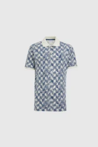 US Polo Assn. Men Light NAVY Regular Fit Polo Shirt Collar T-Shirt - Image 7