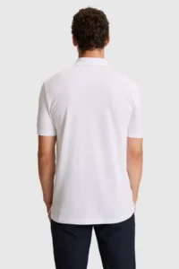 US Polo Assn. Men WHITE Regular Fit Polo Shirt Collar T-Shirt - Image 5