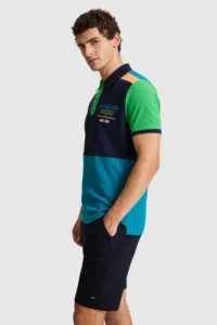 US Polo Assn. Men Petrol Regular Fit Polo Shirt Collar T-Shirt - Image 3