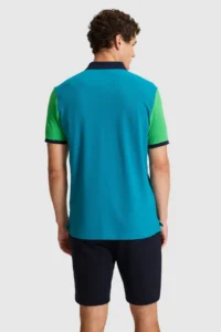 US Polo Assn. Men Petrol Regular Fit Polo Shirt Collar T-Shirt - Image 5